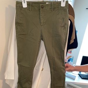 Olive green gap pants